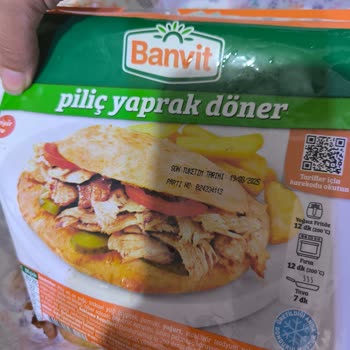 Banvit Yanmış Paketlenmiş Piliç Yaprak Döner