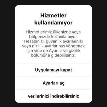 Tik Tok Hesabıma Girince Hizmet Kullanılamıyor Diyor