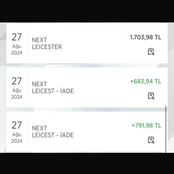 Next (Nextdirect.com) Next Eksik Ücret İade