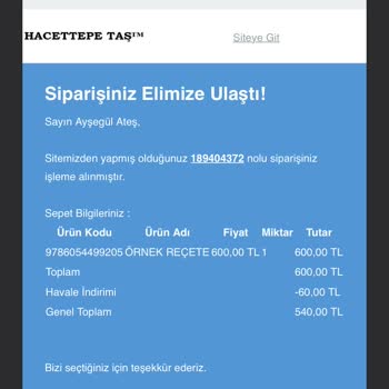 Hacettepe Taş Kitapevi Süresi Geçen İade Ücretlerini Yatırmıyor