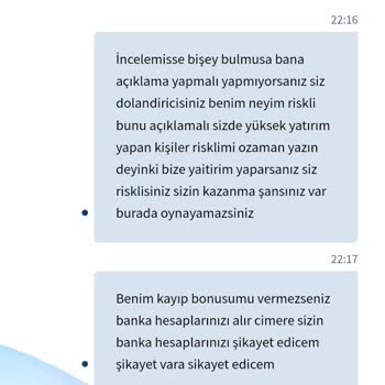 Betlike Yanıltıcı Sitedir Kayıp Bonus Vermiyor Aldanıp Yatırım Yapmayı