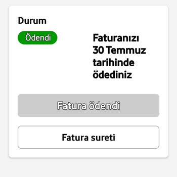 Vodafone Faturalı Hatta Yanlış Ekstra Ücretler
