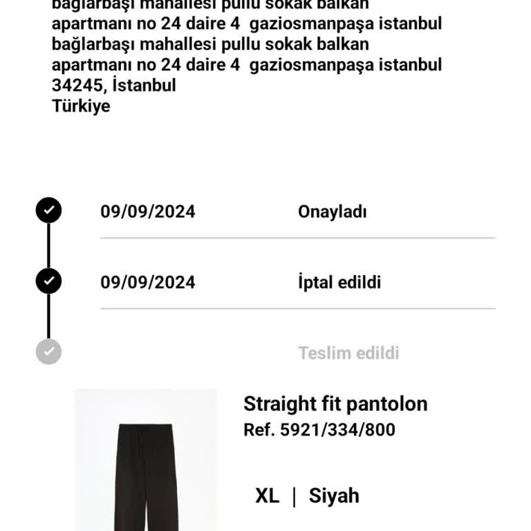 Lefties Sipariş İptali Ve Para İadesi Sorunu