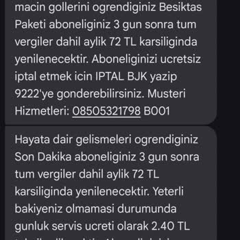 Türk Telekom İzinsiz Sporx Üyeliği Ve Fatura Artışı
