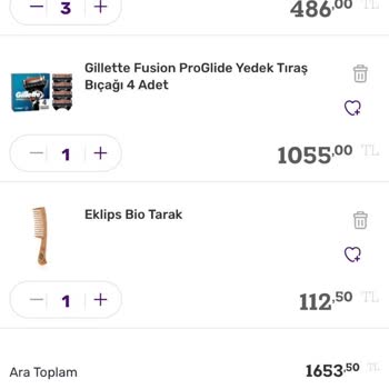 Gratis Siparişimi İptal Etti