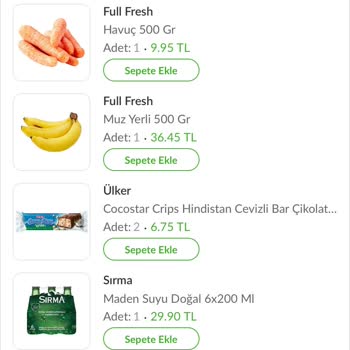 Trendyol Hızlı Market Trendyol GO Pendik Yaşadığım Sorun