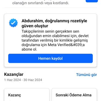 Facebook Hesabımın Haksız Kısıtlanması