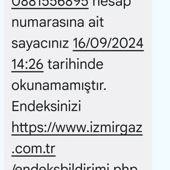 İzmir Doğalgaz Sayacımı Dört Aydır Okumuyor