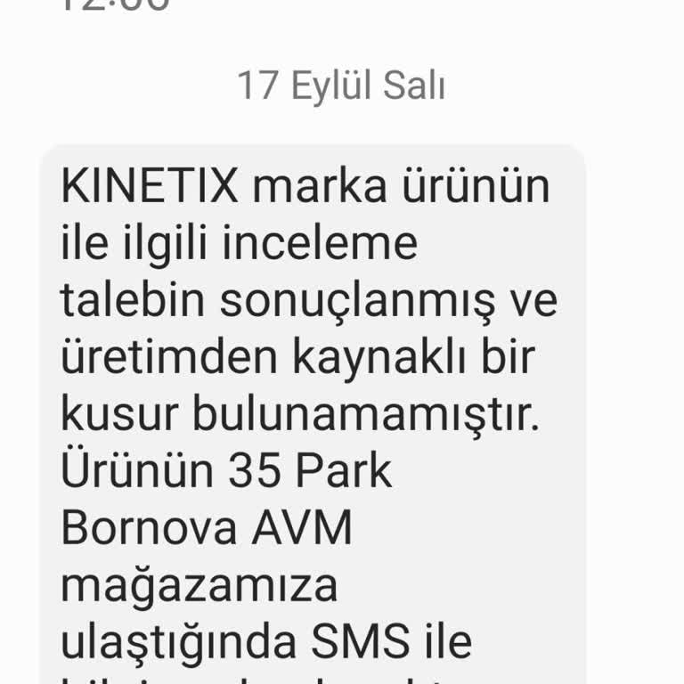 Kinetix FLO'nun Ayıplı Ürünü