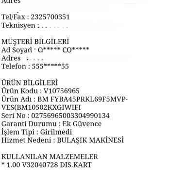 Vestel BM 10502 Kx Gı Wıfı Bulaşık Makinesi