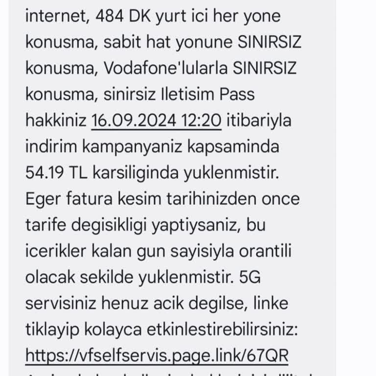 Vodafone Yanımda: Paket Geçişinde Müşteri Mağduriyeti