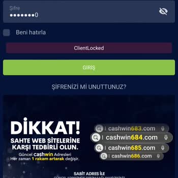 Cashwin Bahis Yapmanızı Önermiyorum Yapana Da Geçmiş Olsun Diyorum