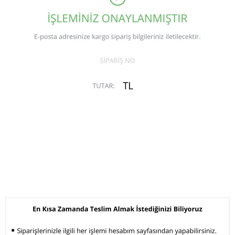 Us Polo Sipariş Numarası Vermedi