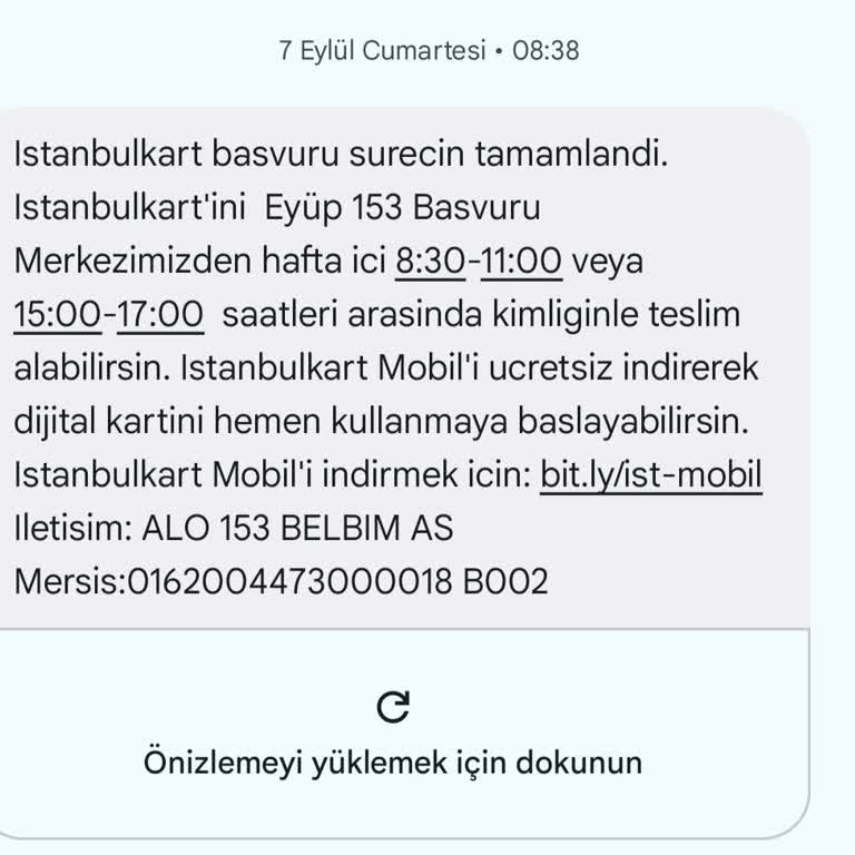 BELBİM (İstanbulkart) Dijital Kart Üzerinden Tam Ücret Kesilmesi