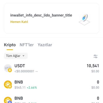 Binance De Paramı Kullanamıyorum.
