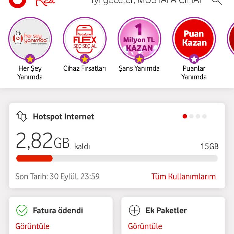 Vodafone Sınırsız İnternet Paketi ile Hotspot Sınırı Sorunu