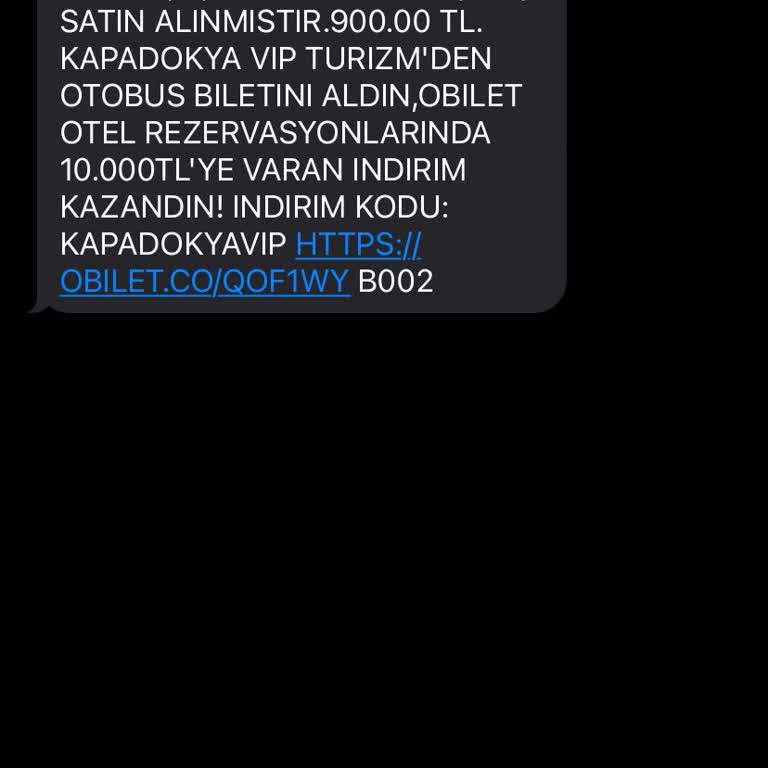 Kapadokya Vip Turizm Servis Yok