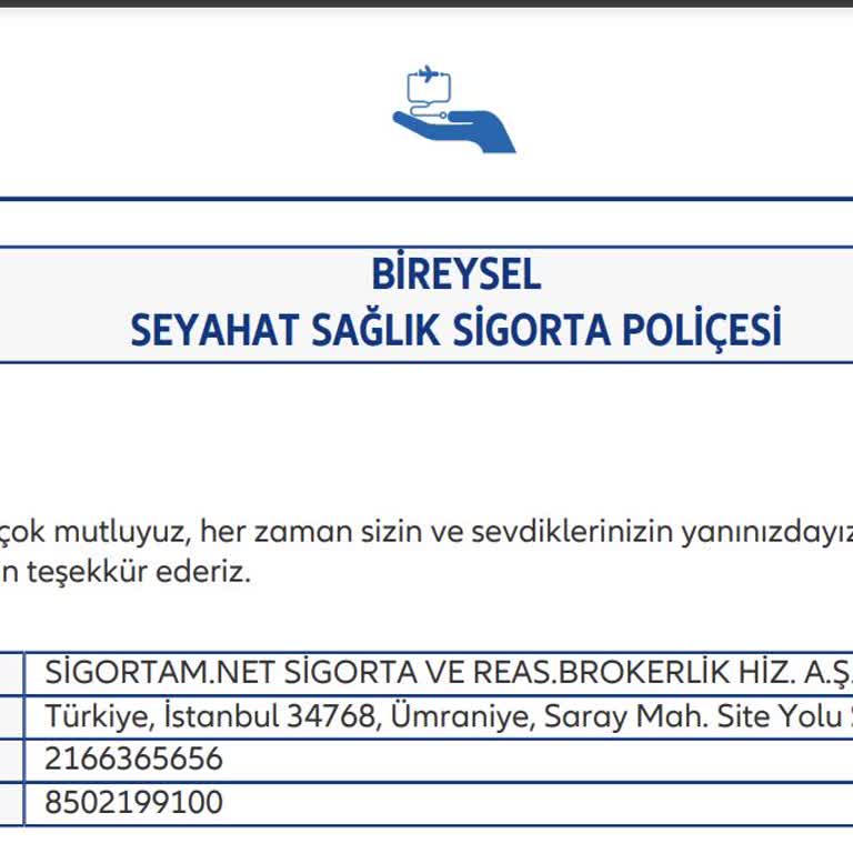 Sigortam.net Seyahat Sağlık Sigortası Pişmanlığı!