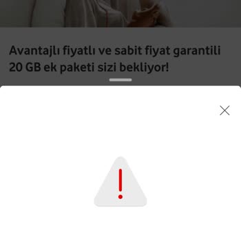 Vodafone Uygulamasındaki Hata Ve Müşteri Hizmetleri Sorunu