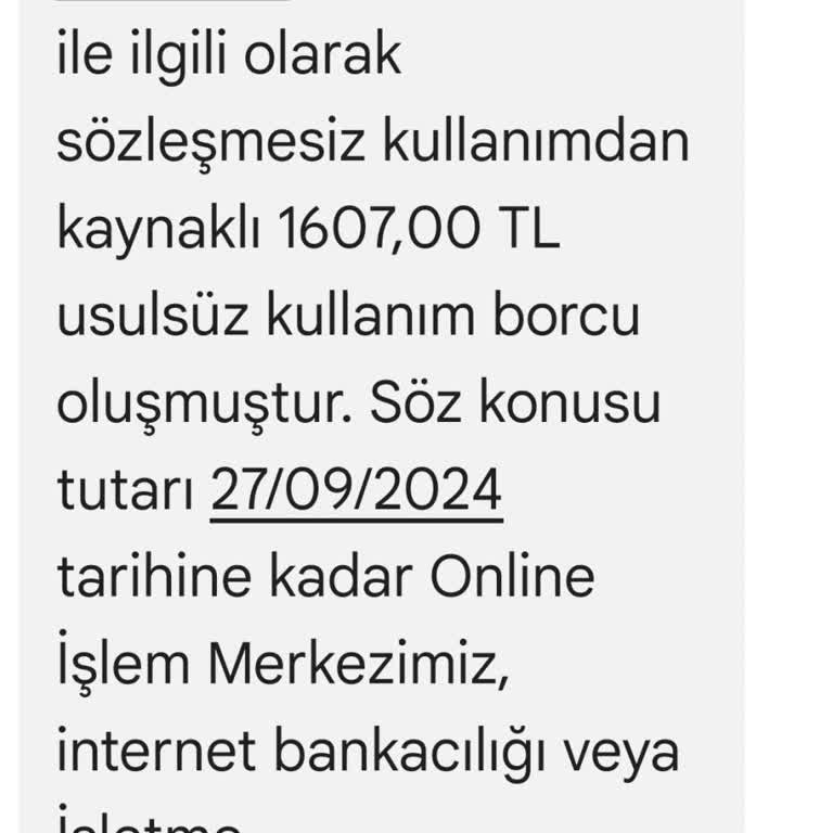 Uludağ Elektrik Dağıtım Usulsüz Kulanım İddiasında Bulunma Borcu Şahsıma Yansıtma