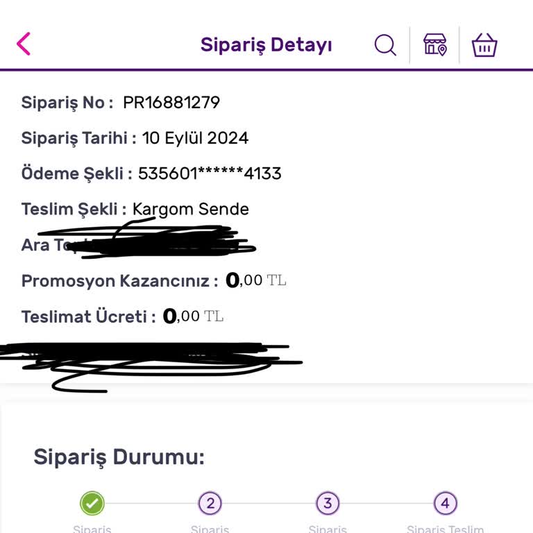 Gratis Siparişim Kargoya Verilmedi Hazırlanmadı!