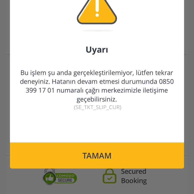 Pegasus Web Sitesi İşlem Sorunu