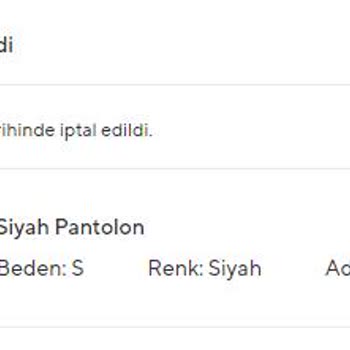 Network Temin Edilemeyen Ama Stoklarda Full Olan Ürünü Hakkında