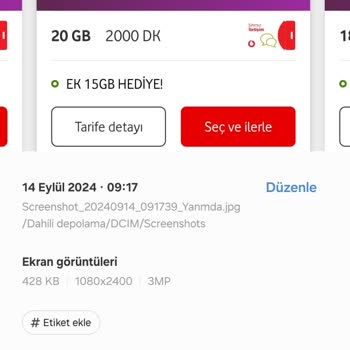 Vodafone'da Tarife Fiyatları Ve Kampanyalar Hakkında Sorun Yaşıyorum!