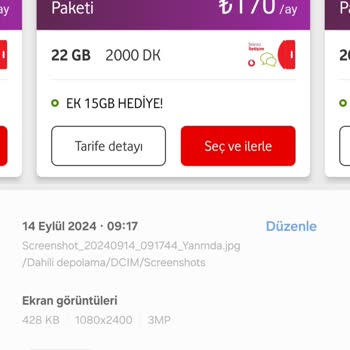 Vodafone'da Tarife Fiyatları Ve Kampanyalar Hakkında Sorun Yaşıyorum!