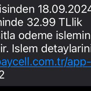 Spotify Paycell Puanımı Tarafıma Yansıtmadı