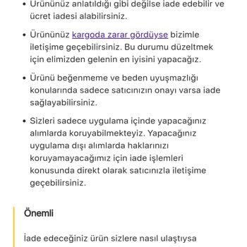 Gardrops İade İlkelerine Uymuyor!