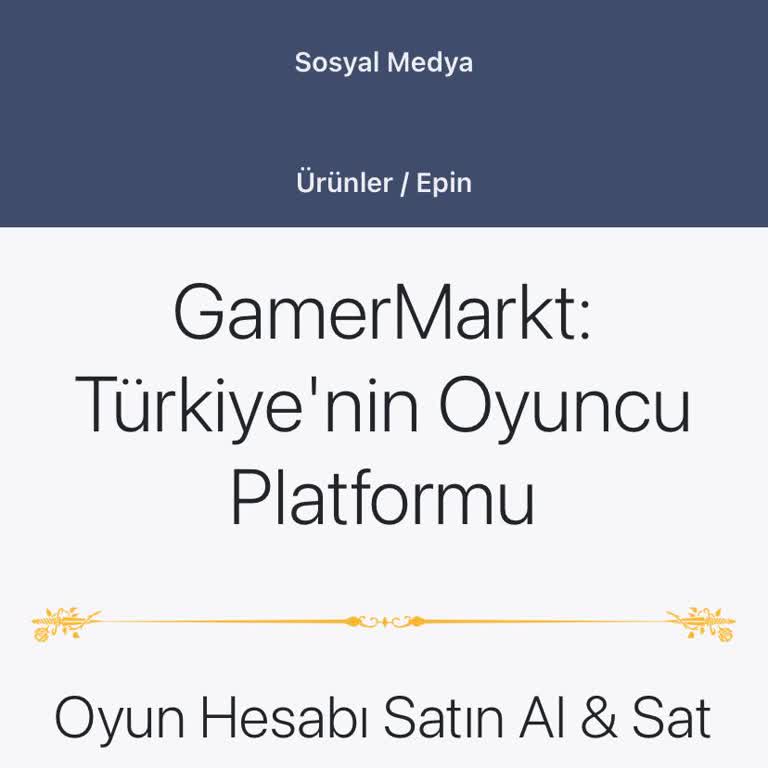 GamerMarkt Para Hesabıma Gelmedi