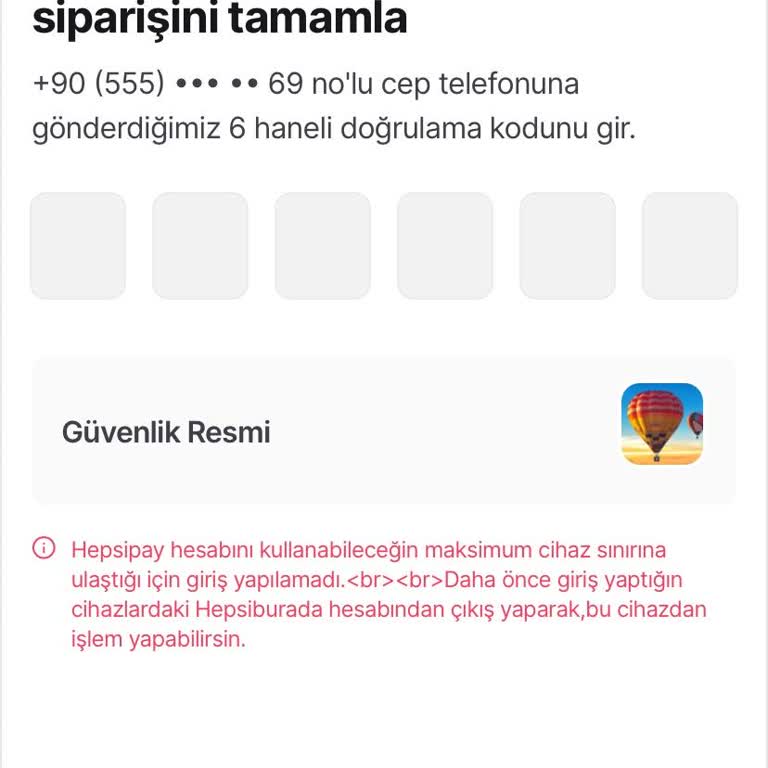 Hepsipay Cihaz Sınır Kaldırma
