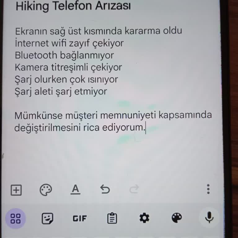 Hiking A30 Telefonla Yaşadığım Şarj Ve Servis Sorunları