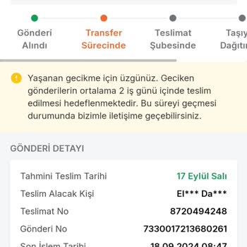 Trendyol Express Ürünümü Vadettiği Tarihte Getirmiyor