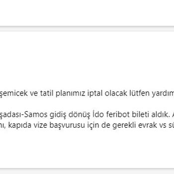 Feribotlines Muhatap Bulmak İmkansız