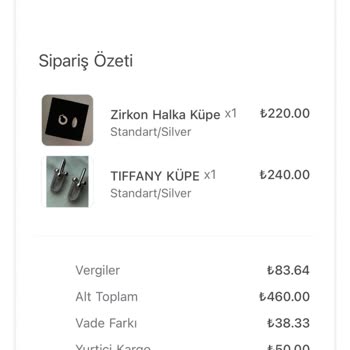 The Zweig Zweig Marka Takı Markası Siparişimi Göndermiyor