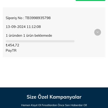 Tonny Black İade Talebi Şikayet