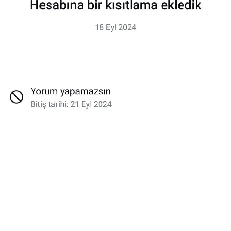 Instagram Haksız Yere Kısıtlama