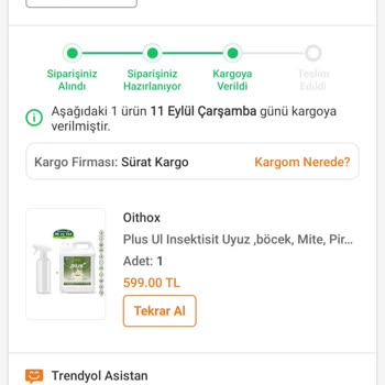 Trendyol'dan Sipariş Verdiğim Ürün Teslim Edilmedi