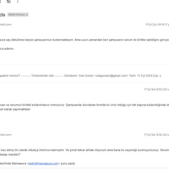 Mamaaura Şampuan Şikayeti Hakkında