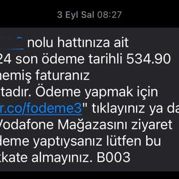 Vodafone'dan Ayrıldım Ama Hala Fatura Geliyor!