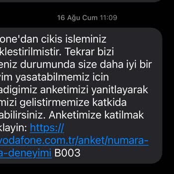 Vodafone'dan Ayrıldım Ama Hala Fatura Geliyor!