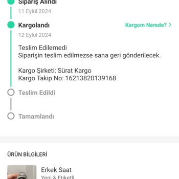 Sürat Kargo Kargomuzu Teslim Etmiyorlar