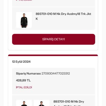 GS Store 3 Sipariş 11 Ürün Hepsinin Defolu Nedeniyle İptal Edilmesi