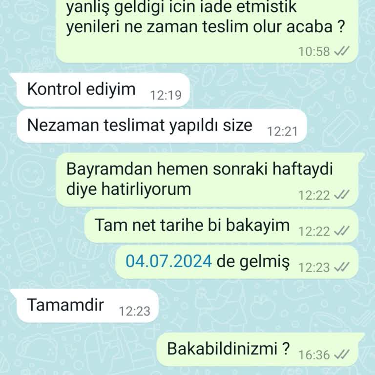 Doğtaş Mobilya Yanlış Renk Sandalyeler Ve 76 Günlük Teslimat Sorunu