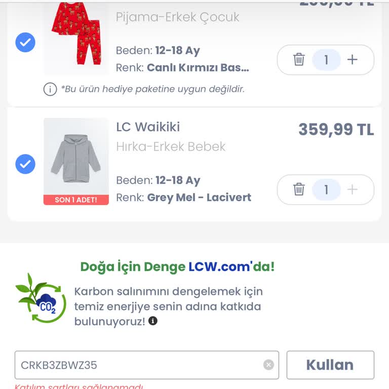 LC Waikiki Lc Kupon İndirimi