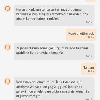Trendyol GO Getirilemeyen Siparişimin İadesinin Yapılmaması