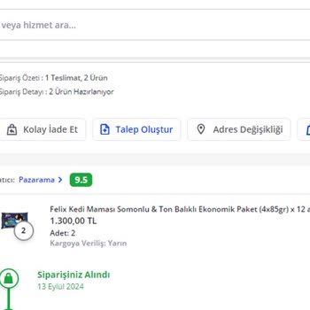 Pazarama Eksik Ürün Satıcı İlgisiz