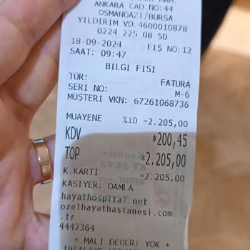 Bursa Hayat Hastanesi Haksız Kazanç, Dolan Diriyor